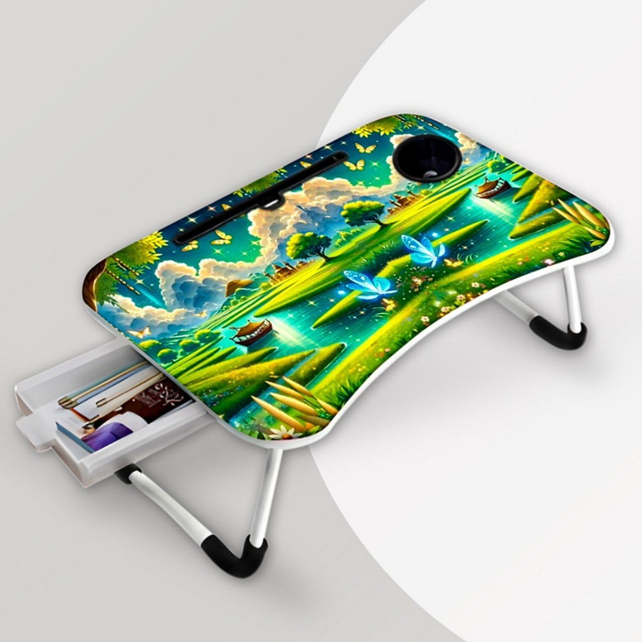 Foldable Printed Laptop Table