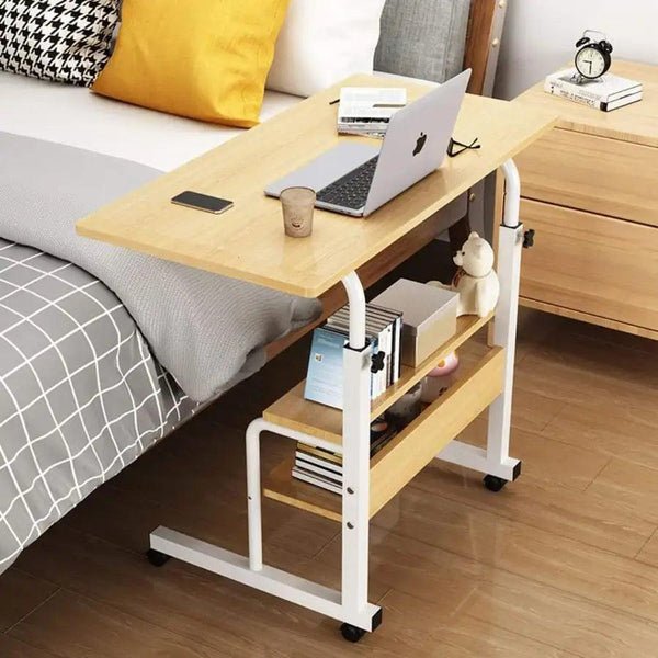 Double layer adjustable table