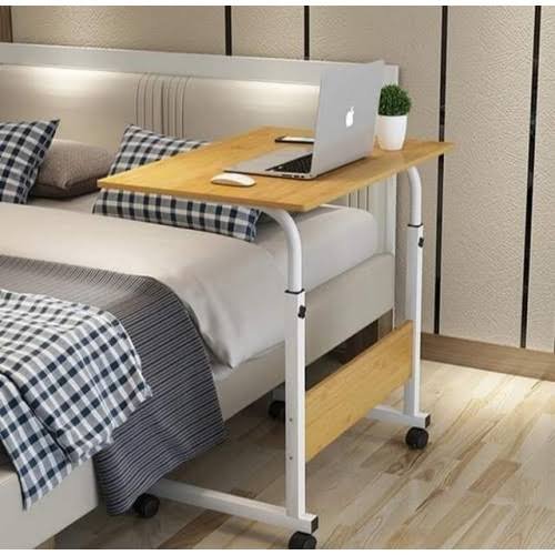 Portable Studying Desk Height Adjustable Bedside Laptop Table multicolor