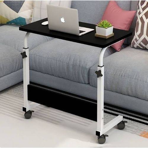 Portable Studying Desk Height Adjustable Bedside Laptop Table multicolor